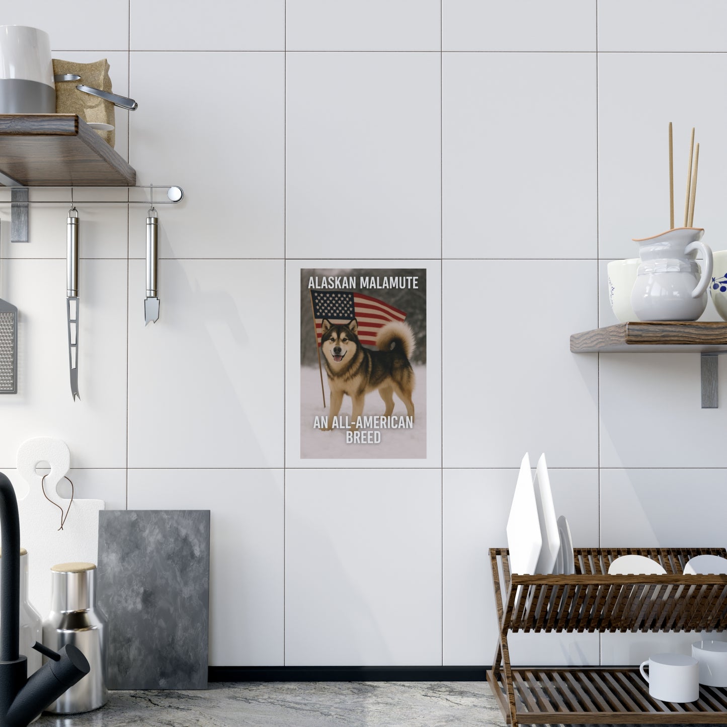 All-American Breed Ceramic Photo Tile