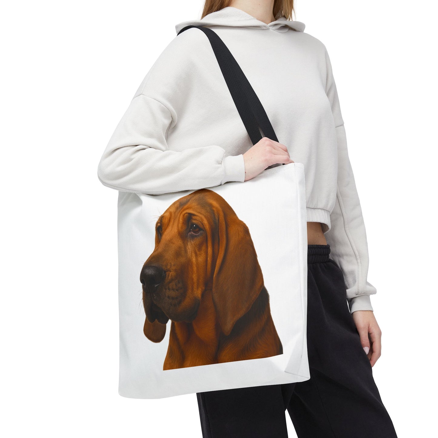 Bloodhound Head Tote Bag