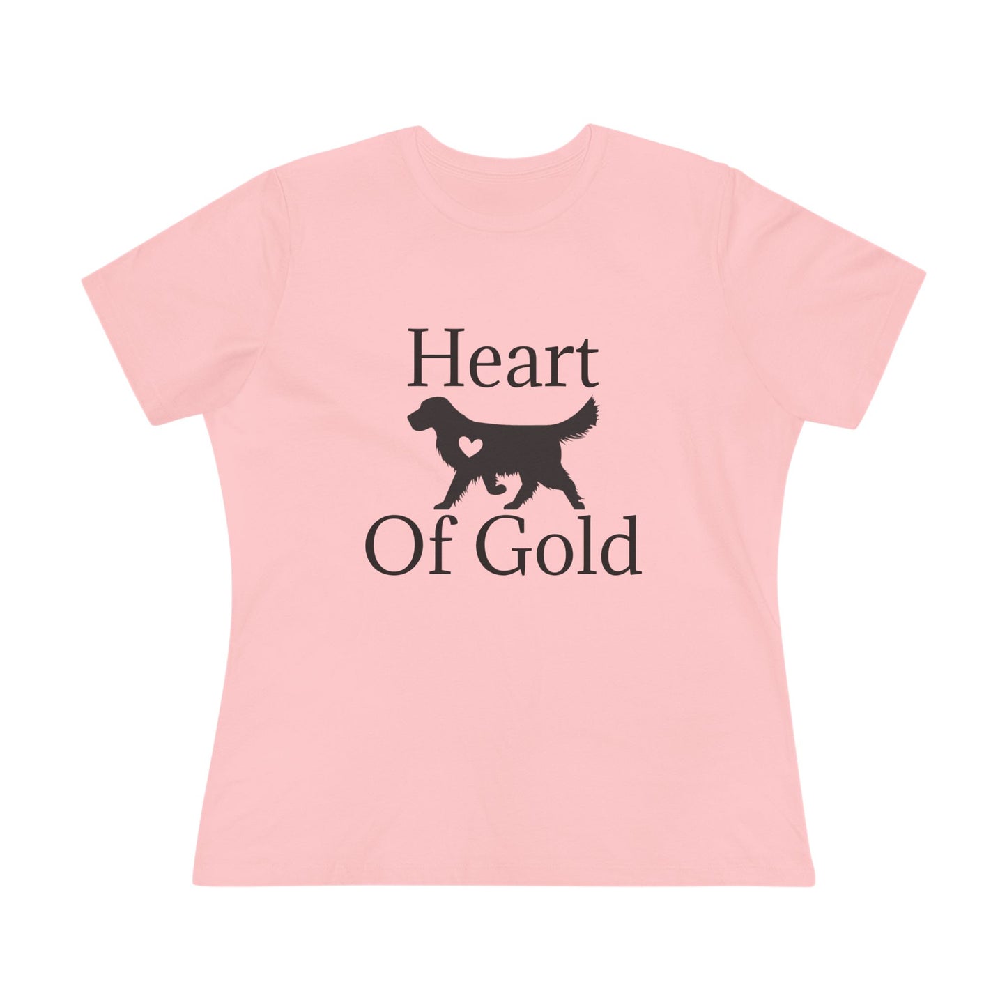 Heart Of Gold Women's Short Sleeve Crewneck Tee