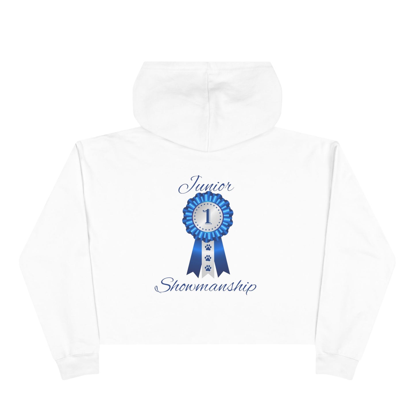 Junior Showmanship Women's Crop Hoodie