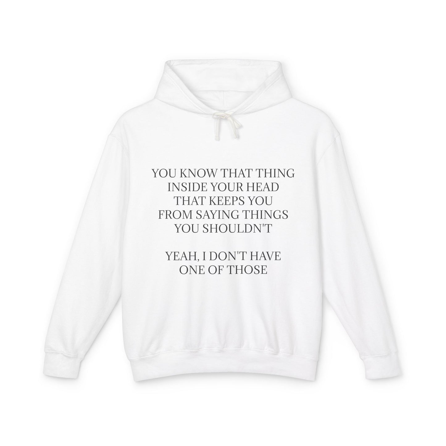 No Filter Unisex Lightweight Hoodie