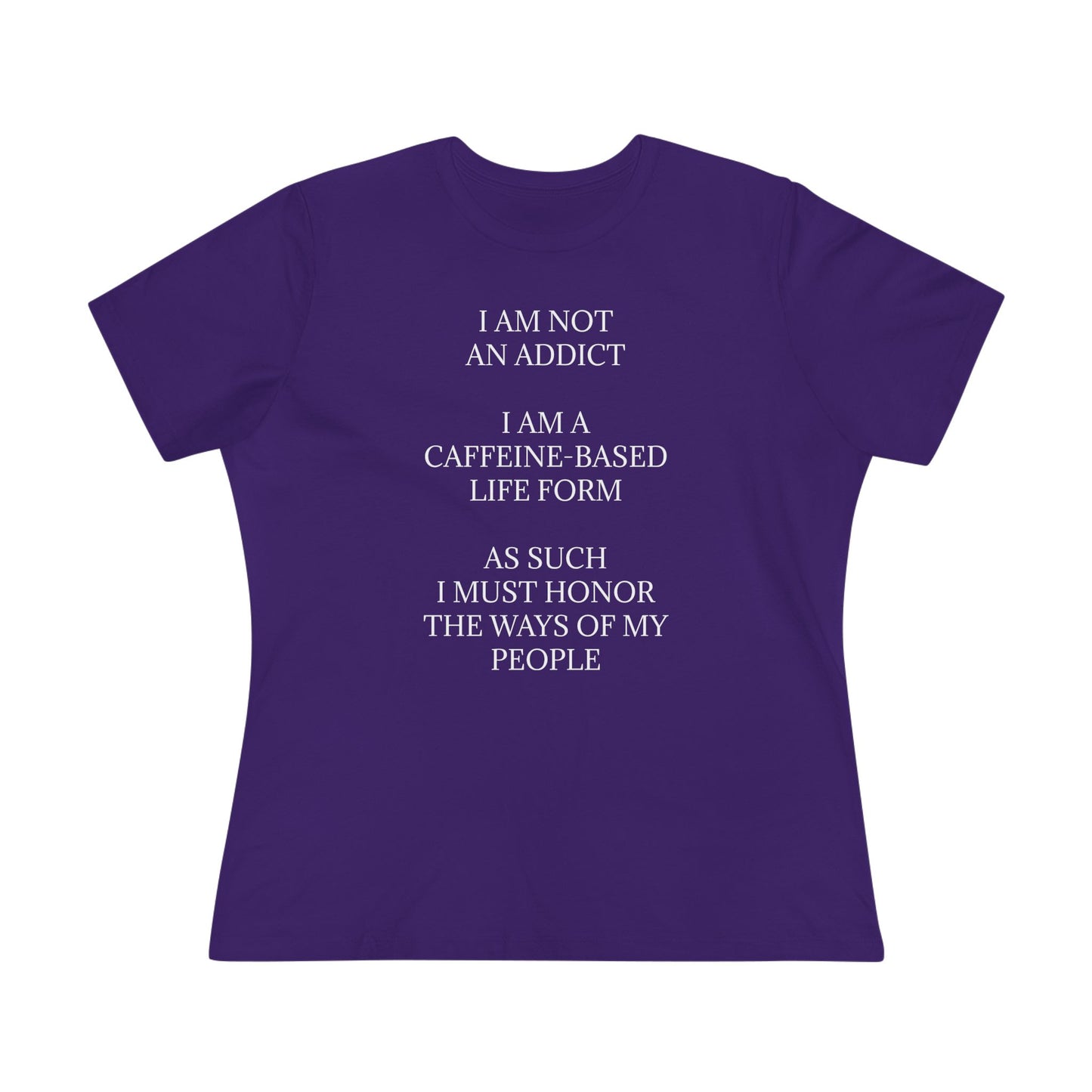 Not An Addict Women's Short Sleeve Crewneck Tee