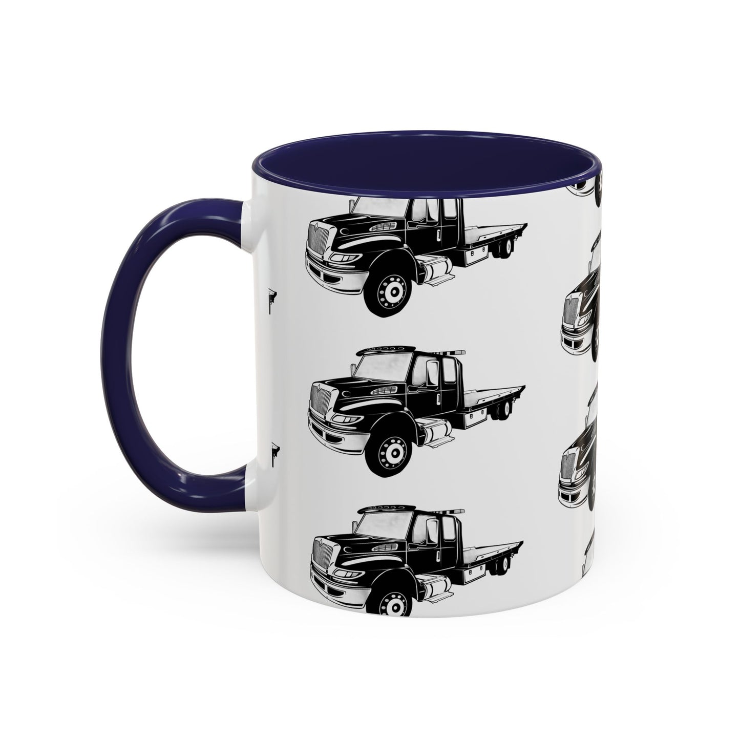 Flatbed Tow Truck 2-Tone Coffee Mug