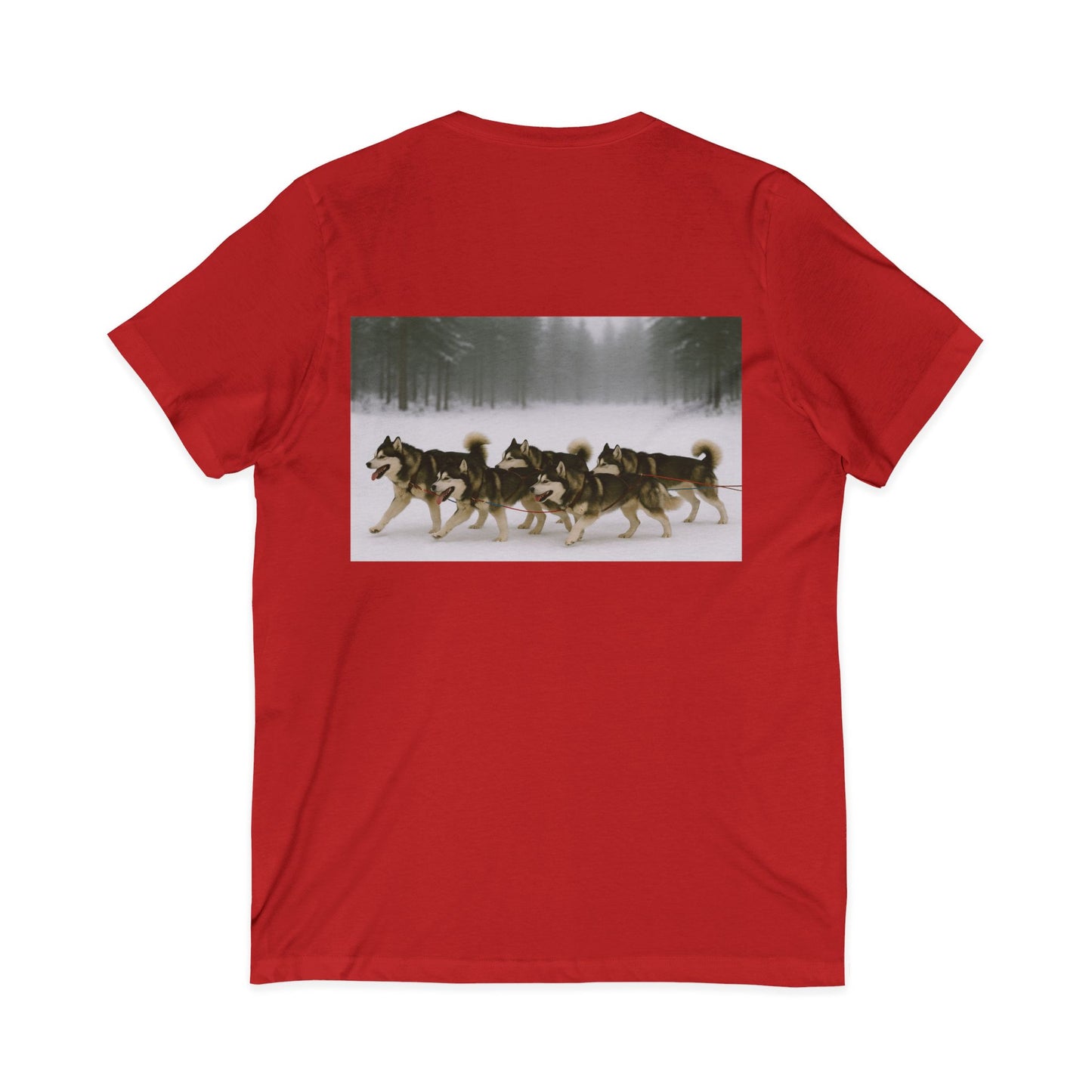 Mush On Unisex Short Sleeve V-Neck Tee
