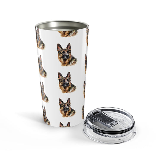 German Shepherd Head Tumbler