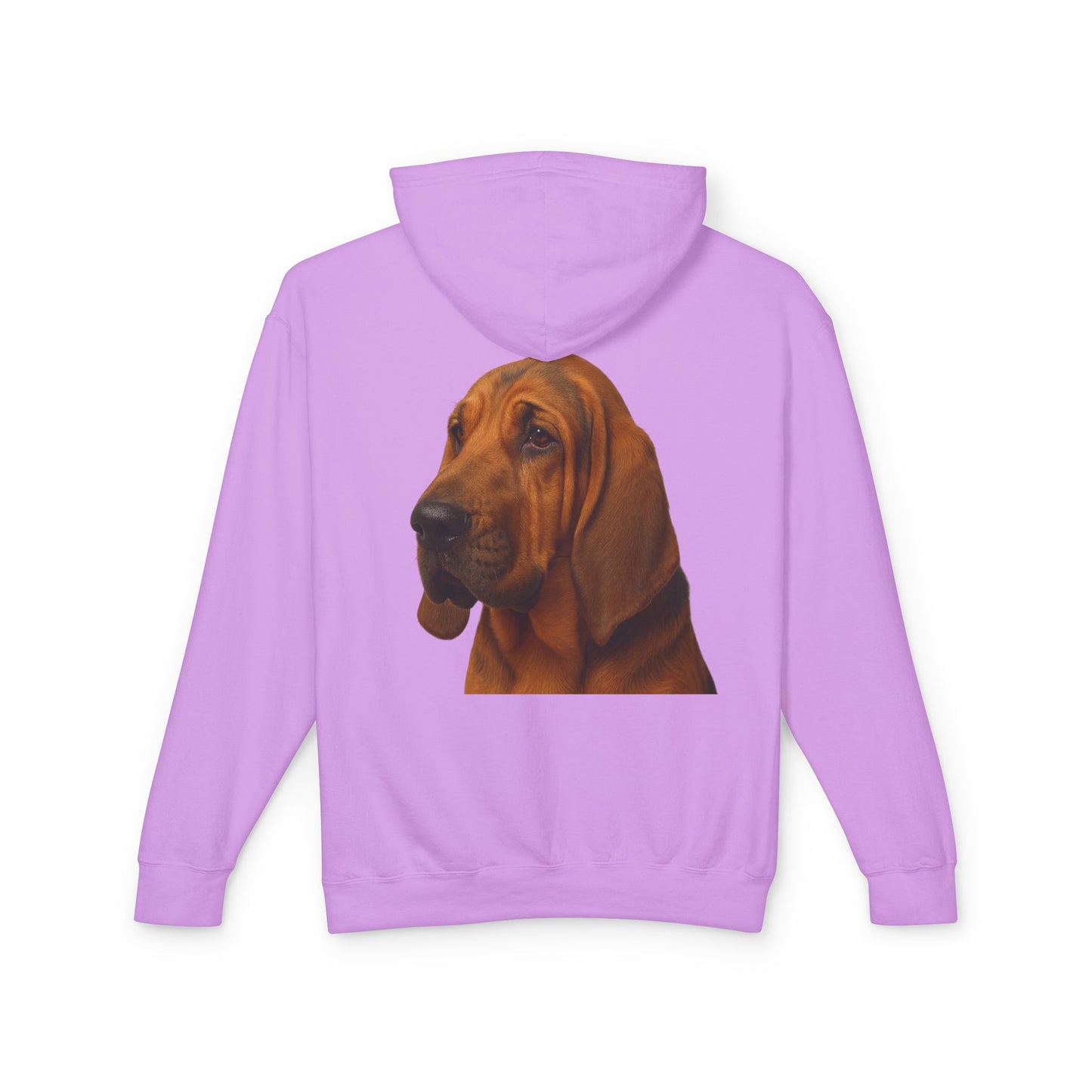 Bloodhound Head Unisex Lightweight Hoodie