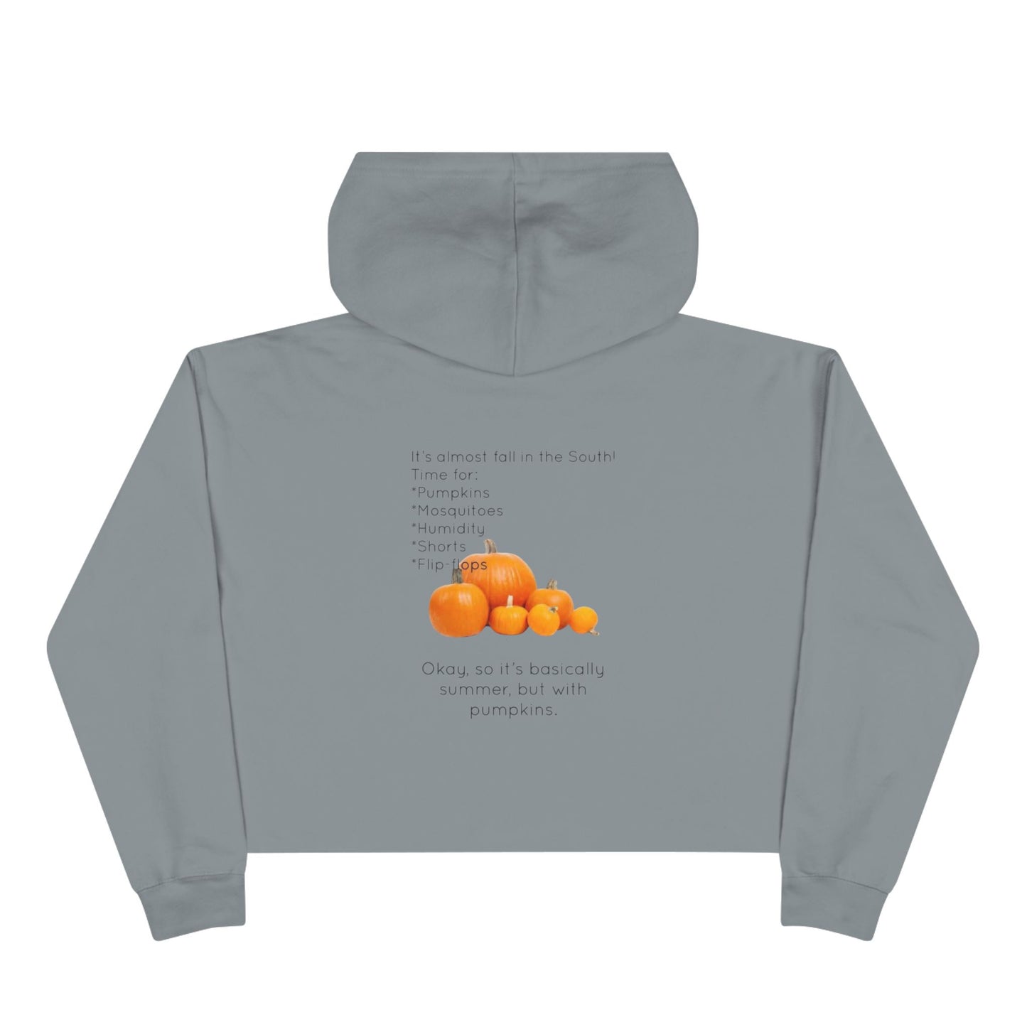Fall In The South Women's Crop Hoodie