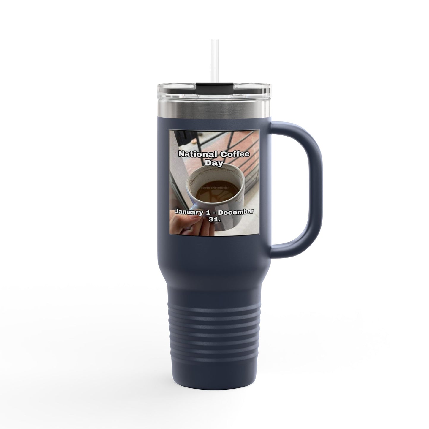 National Coffee Day Insulated Travel Mug