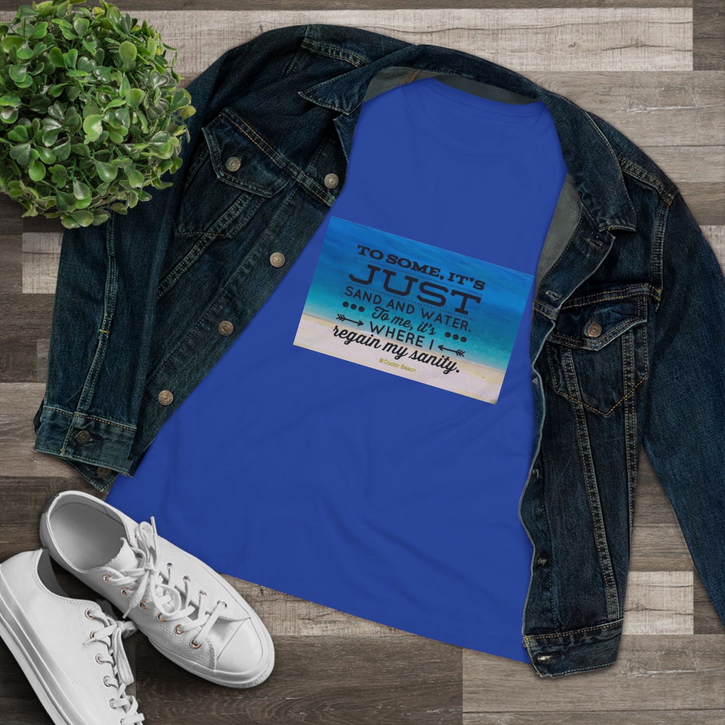 Dr. Beach Women's Short Sleeve Crewneck Tee