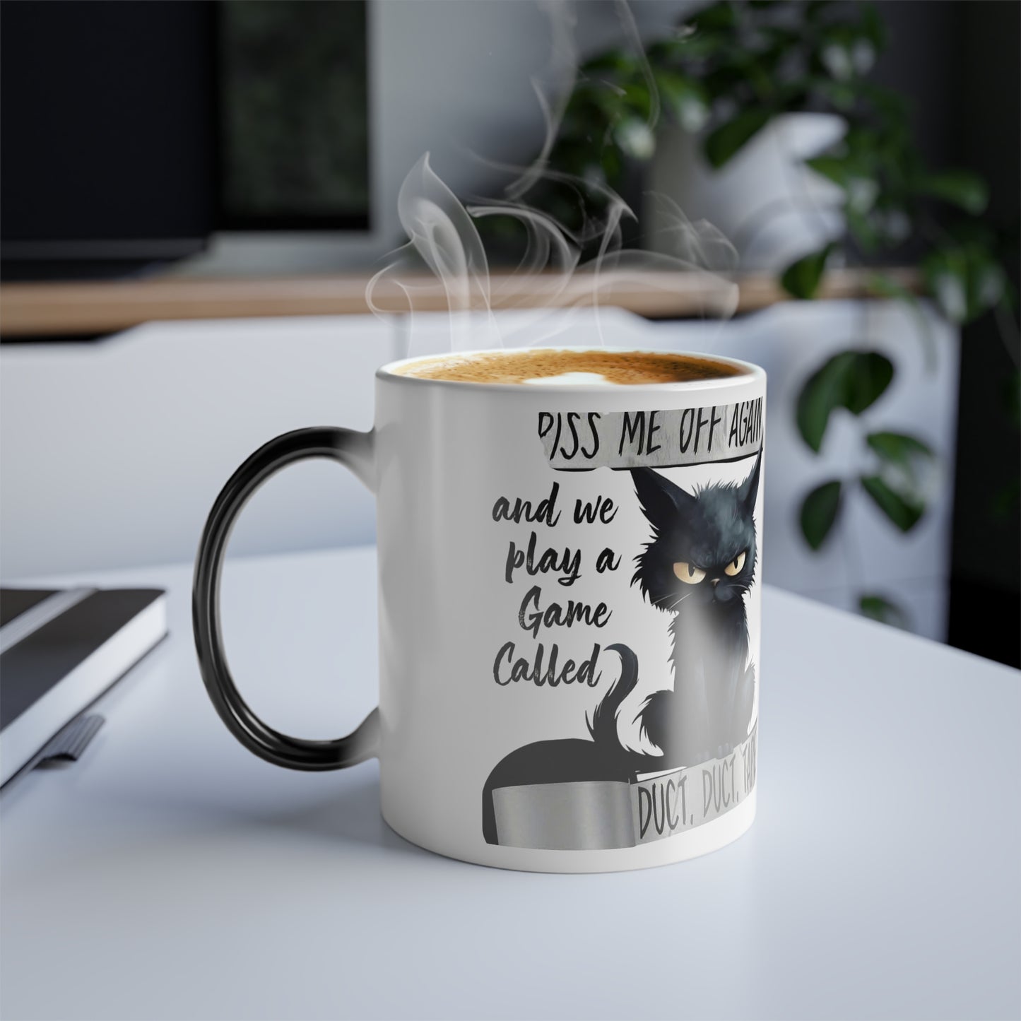Duct, Duct, Tape Color Changing Mug