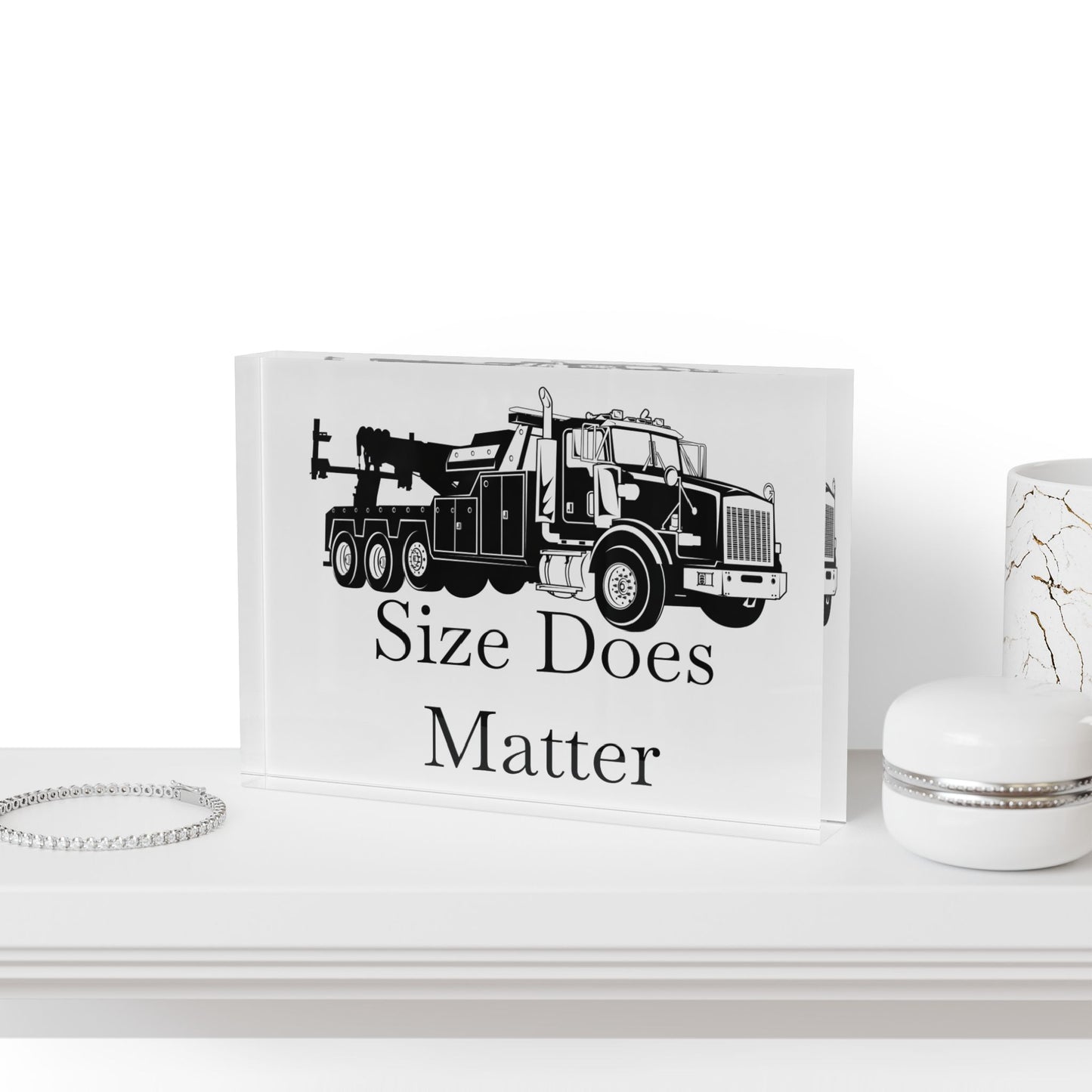 Size Does Matter Acrylic Photo Block