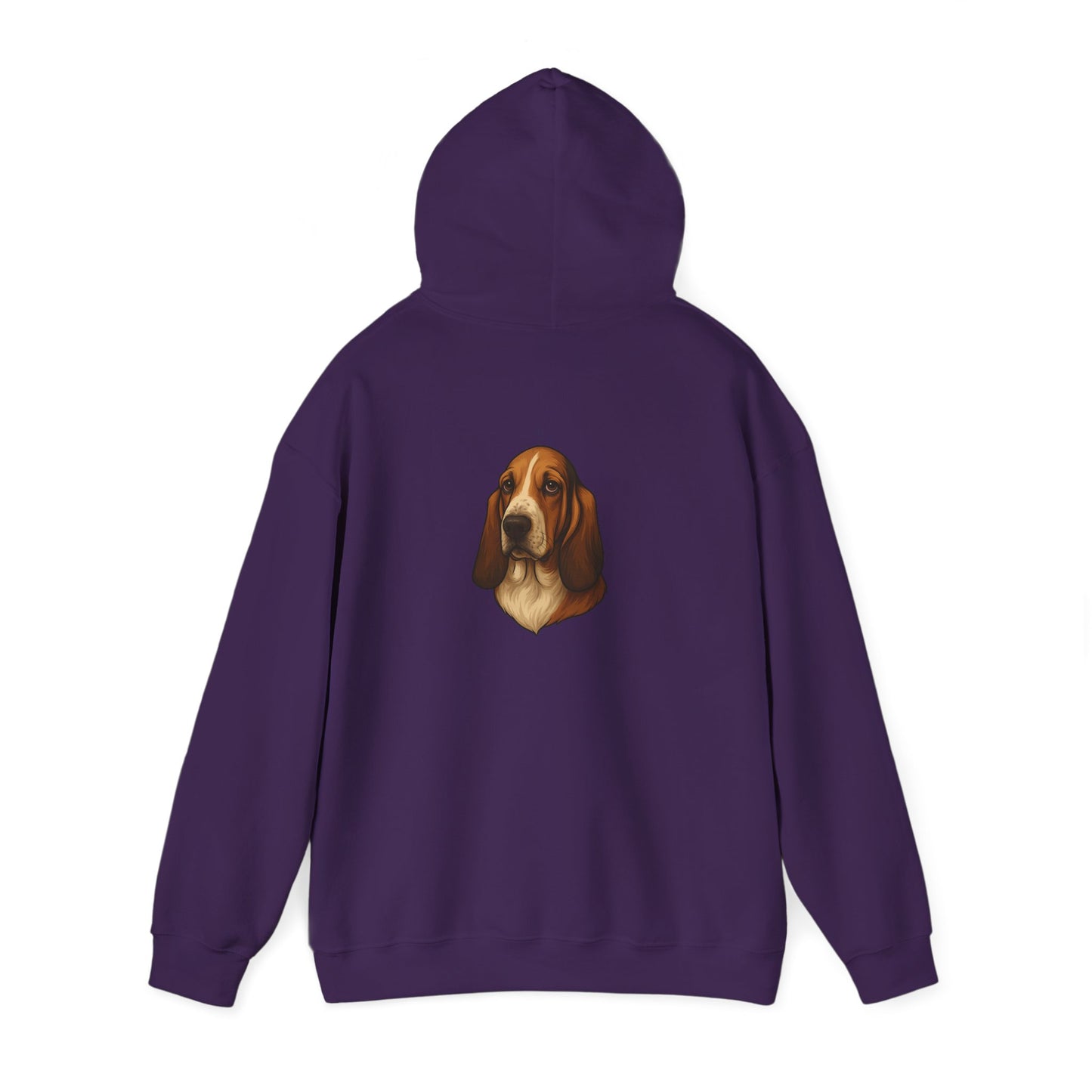 Basset Hound Head Unisex Hoodie