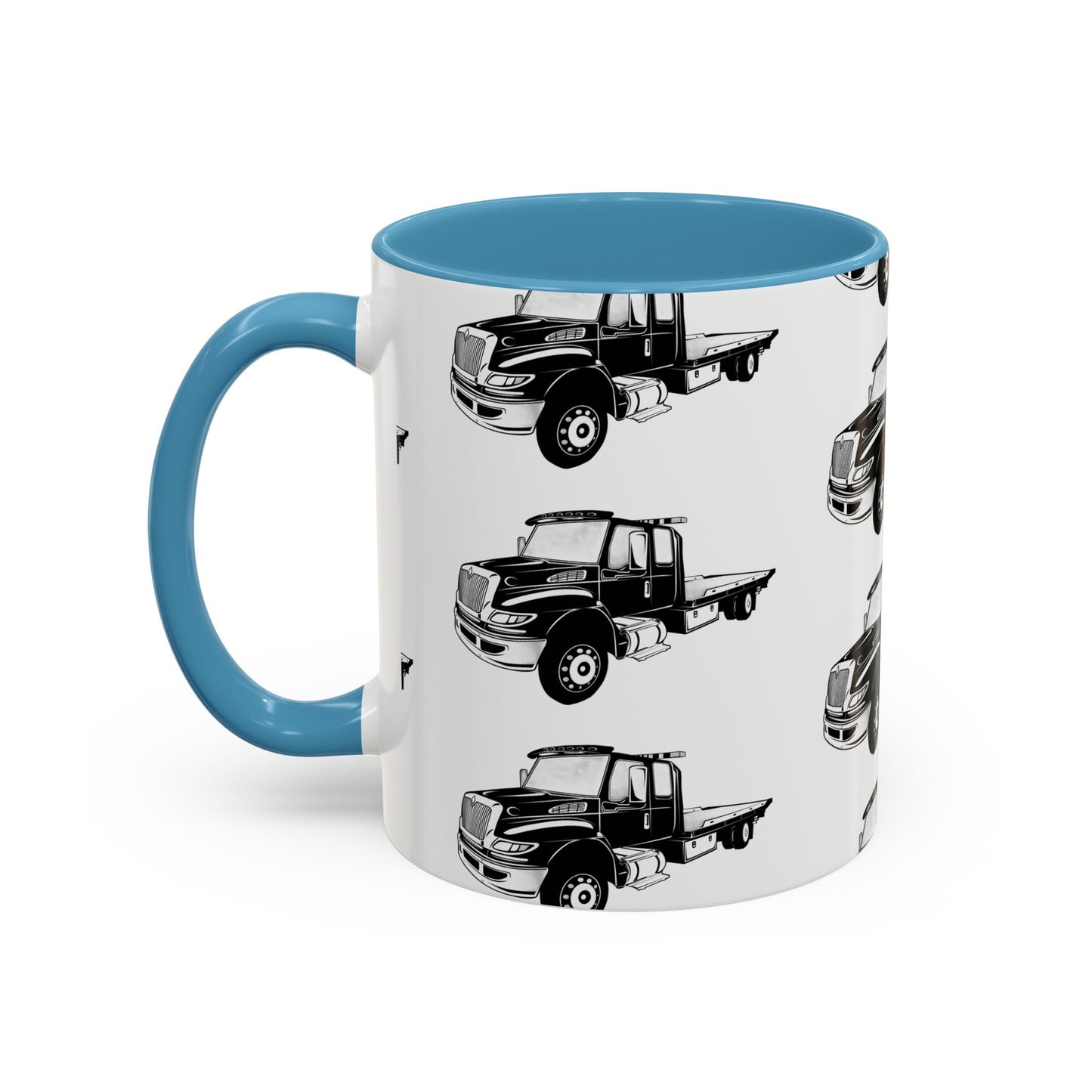Flatbed Tow Truck 2-Tone Coffee Mug