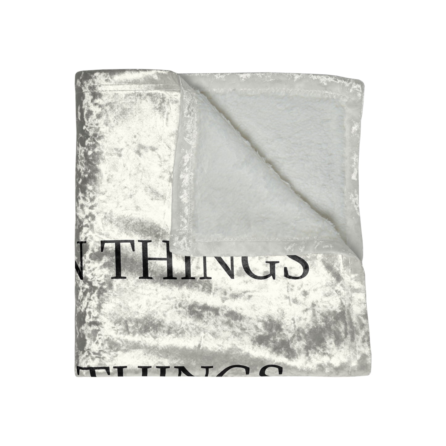 I've Seen Things Crushed Velvet Blanket