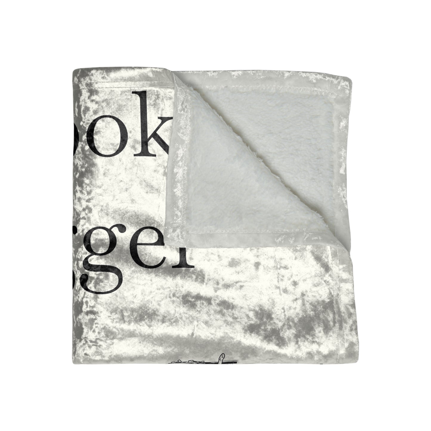 Hook Bigger Crushed Velvet Blanket