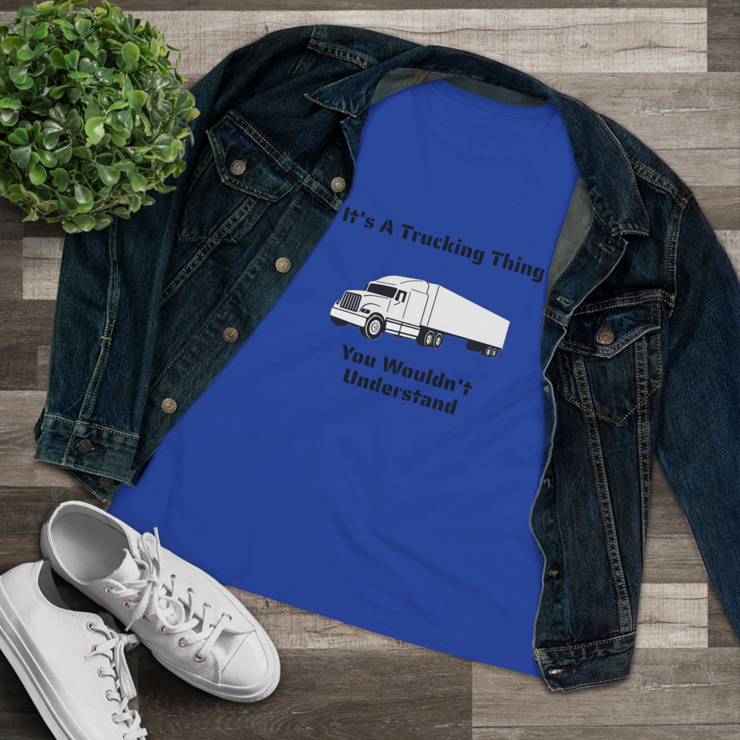 Trucking Thing Women's Short Sleeve Crewneck Tee