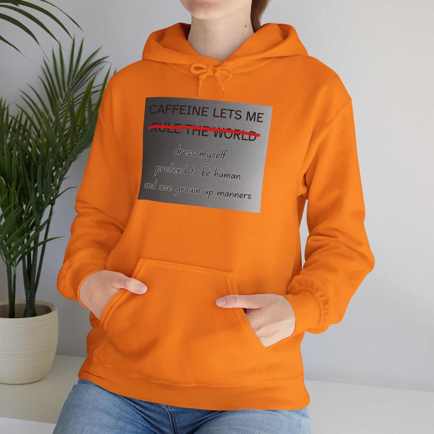 Caffeine Lets Me Unisex Hoodie
