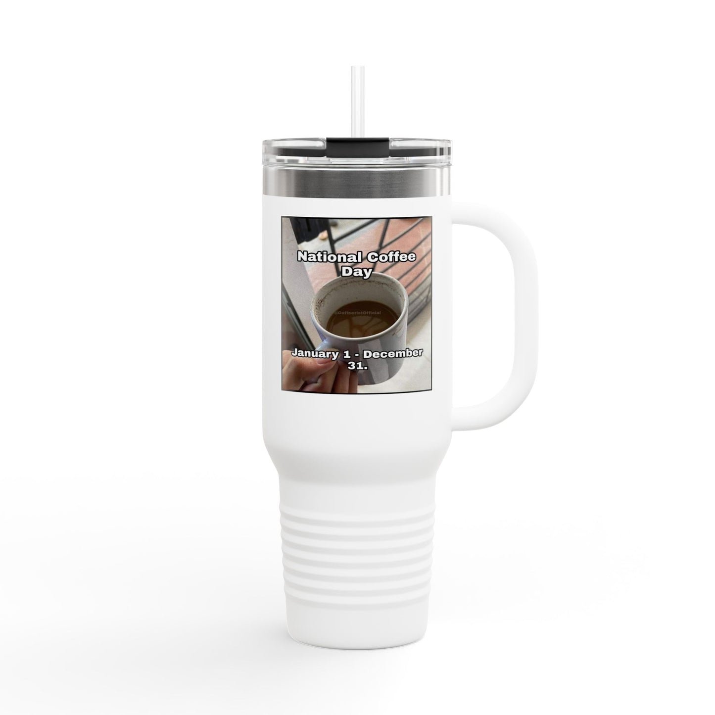 National Coffee Day Insulated Travel Mug