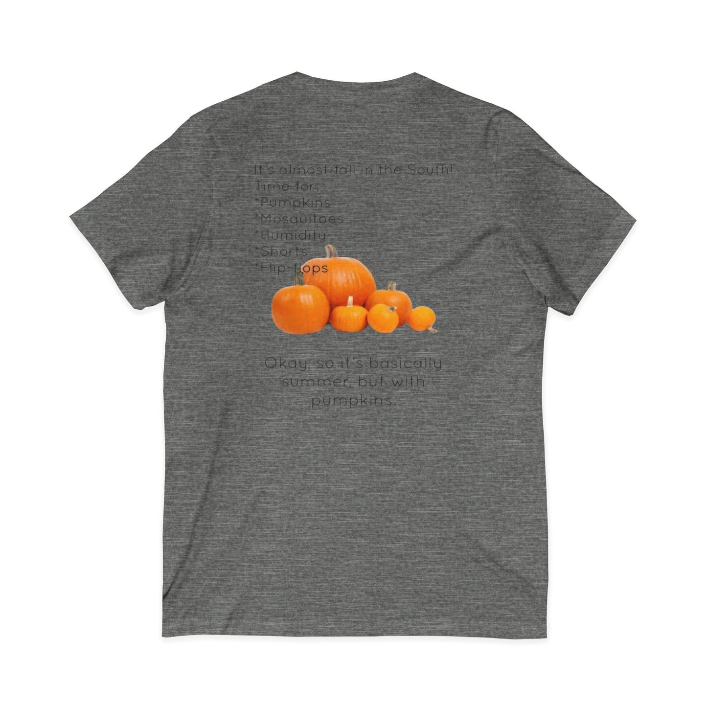 Fall In The South Unisex Short Sleeve V-Neck Tee