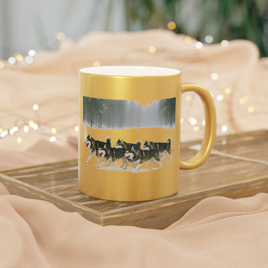 Mush On Metallic Coffee Mug