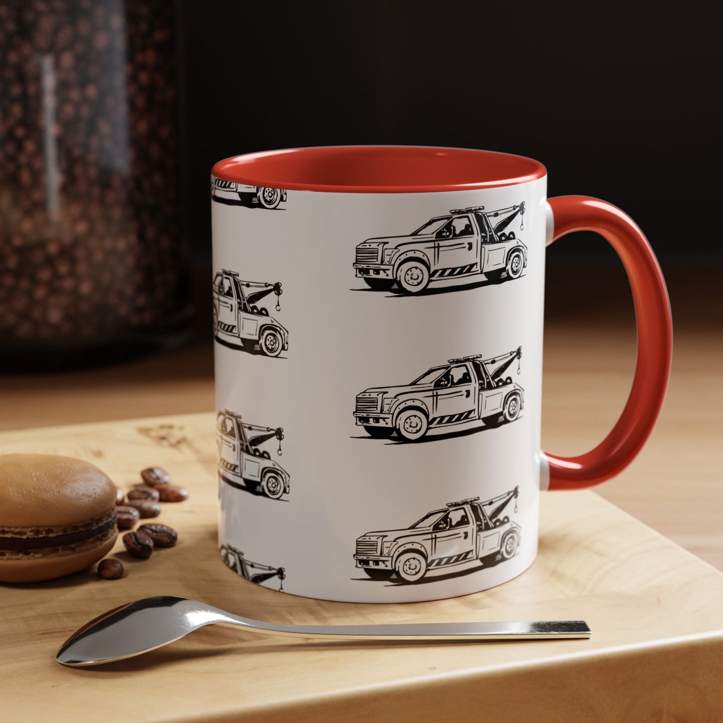 Wheel Lift Tow Truck 2-Tone Coffee Mug