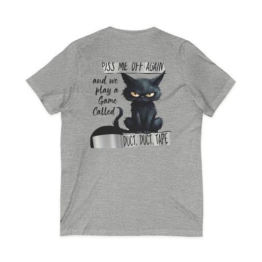 Duct, Duct, Tape Unisex Short Sleeve V-Neck Tee