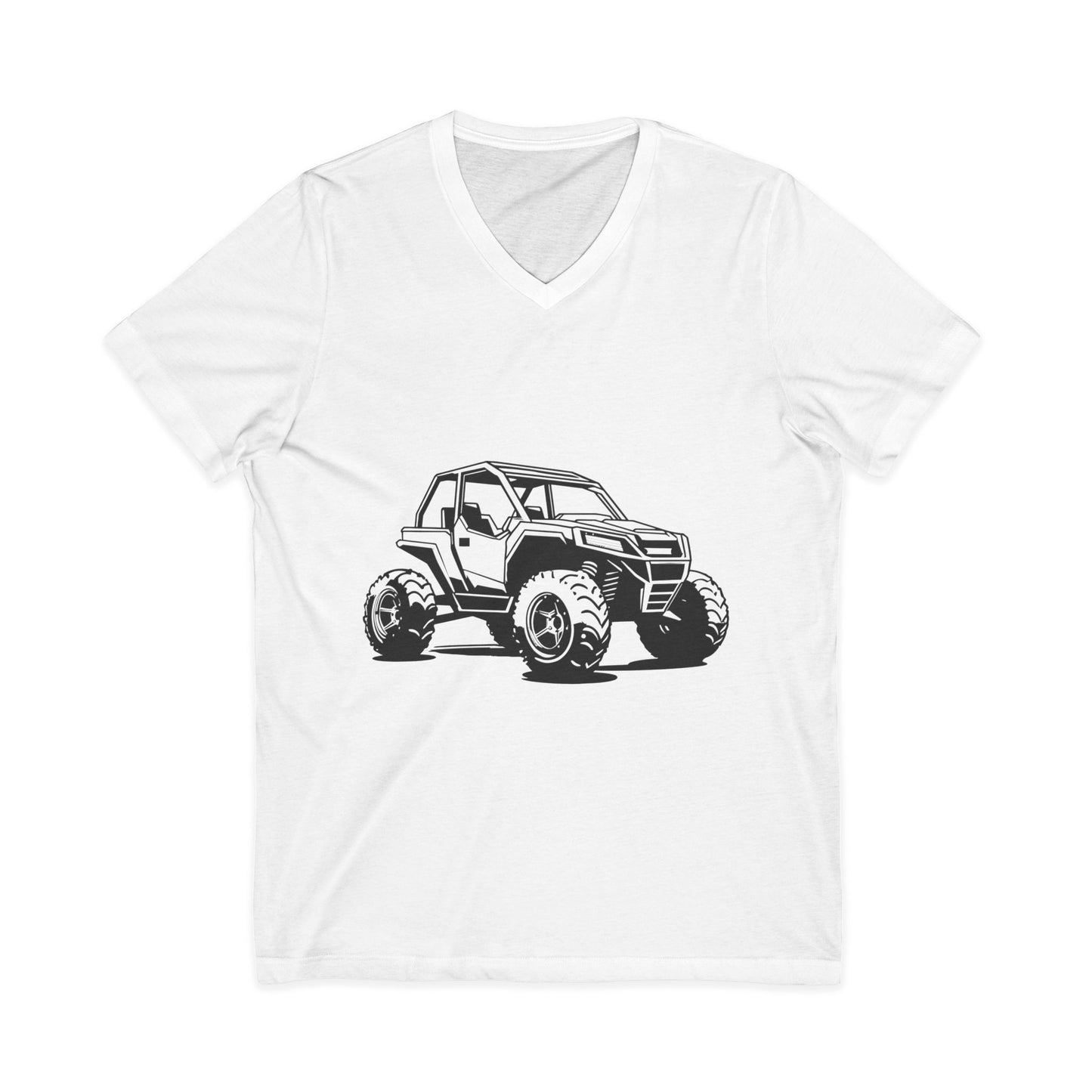 Off The Beaten Path Side By Side Unisex Short Sleeve V-Neck Tee