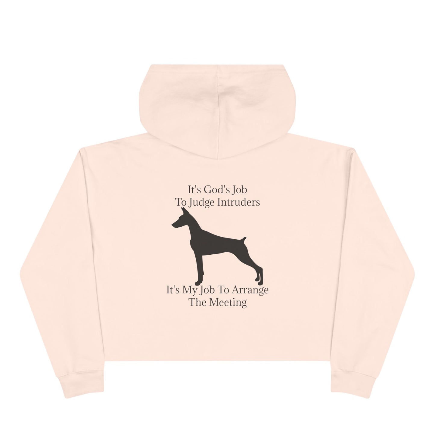 Arrange The Meeting Women's Crop Hoodie