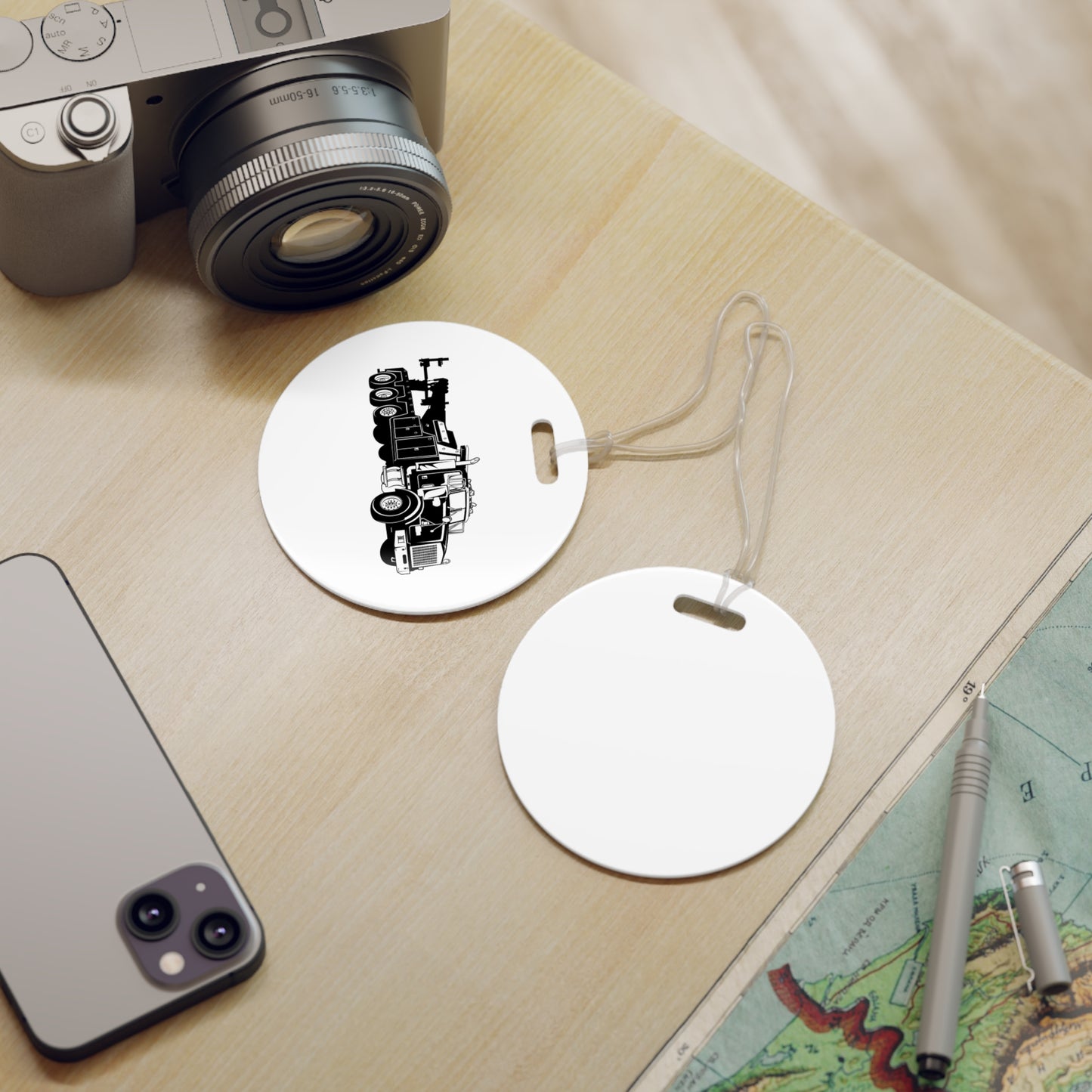 Heavy Tow Truck Luggage Tag