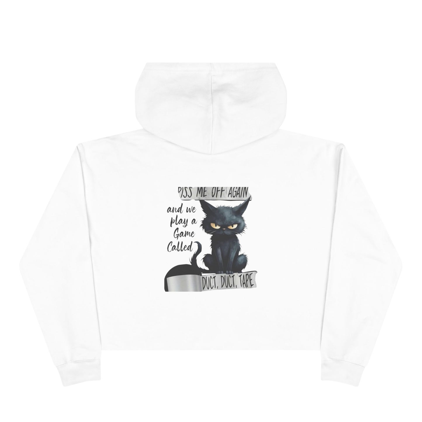 Duct, Duct, Tape Women's Crop Hoodie