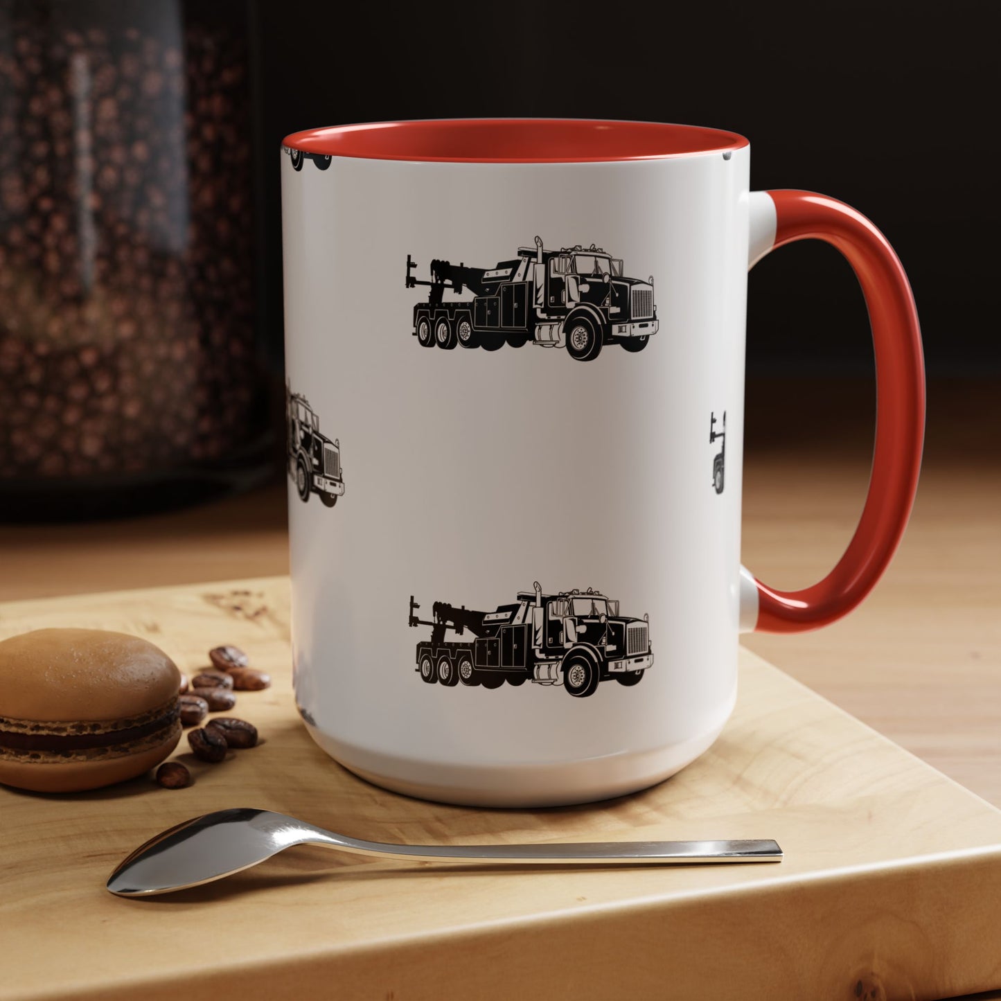 Heavy Tow Truck 2-Tone Coffee Mug
