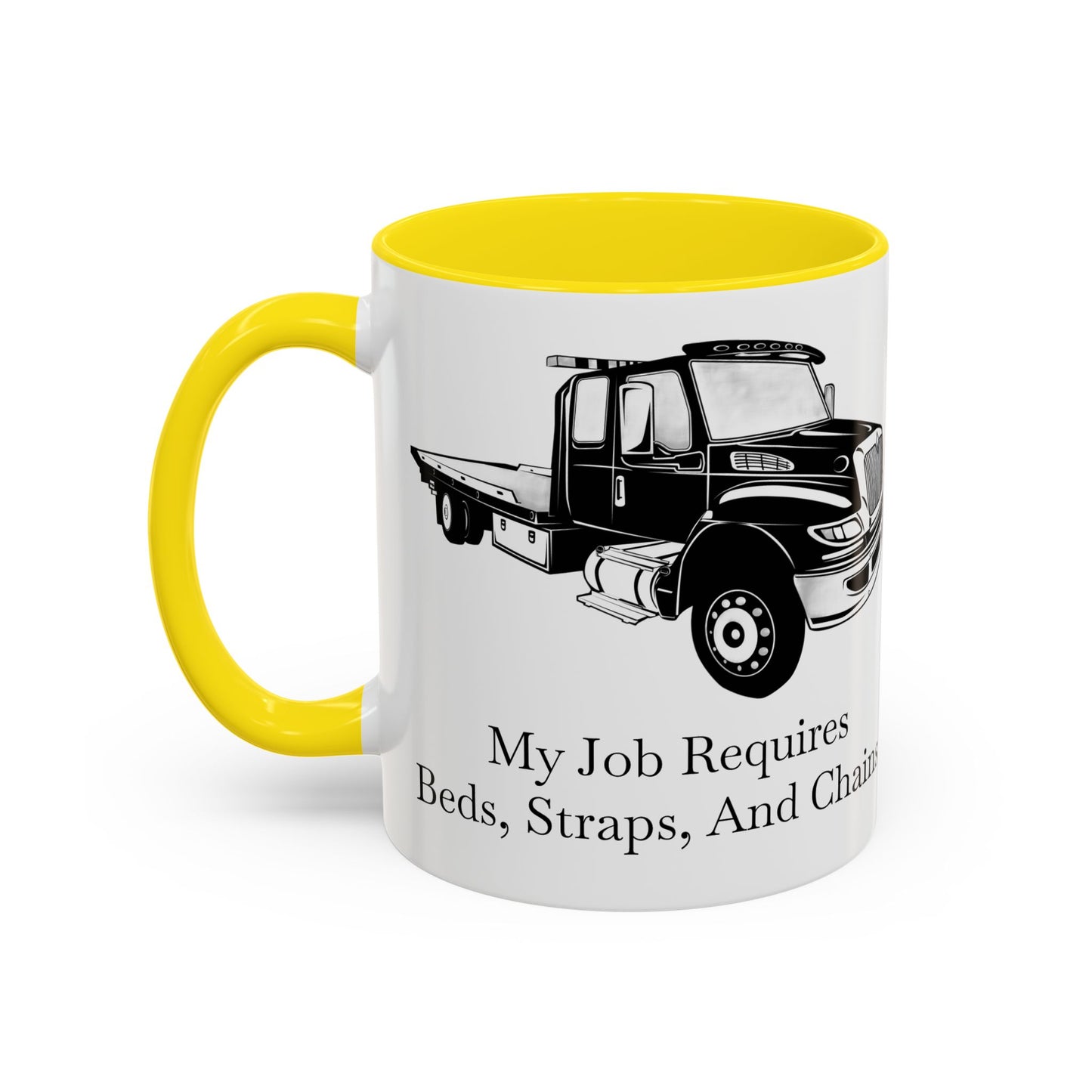 Beds, Straps, And Chains 2-Tone Coffee Mug