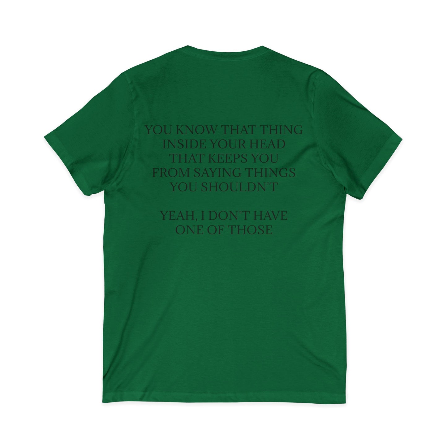 No Filter Unisex Short Sleeve V-Neck Tee