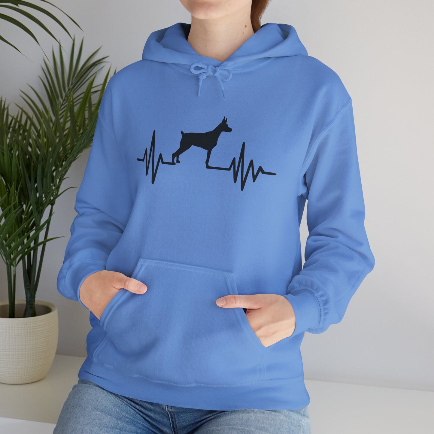 My Heart Beats For Dobermans Unisex Hoodie