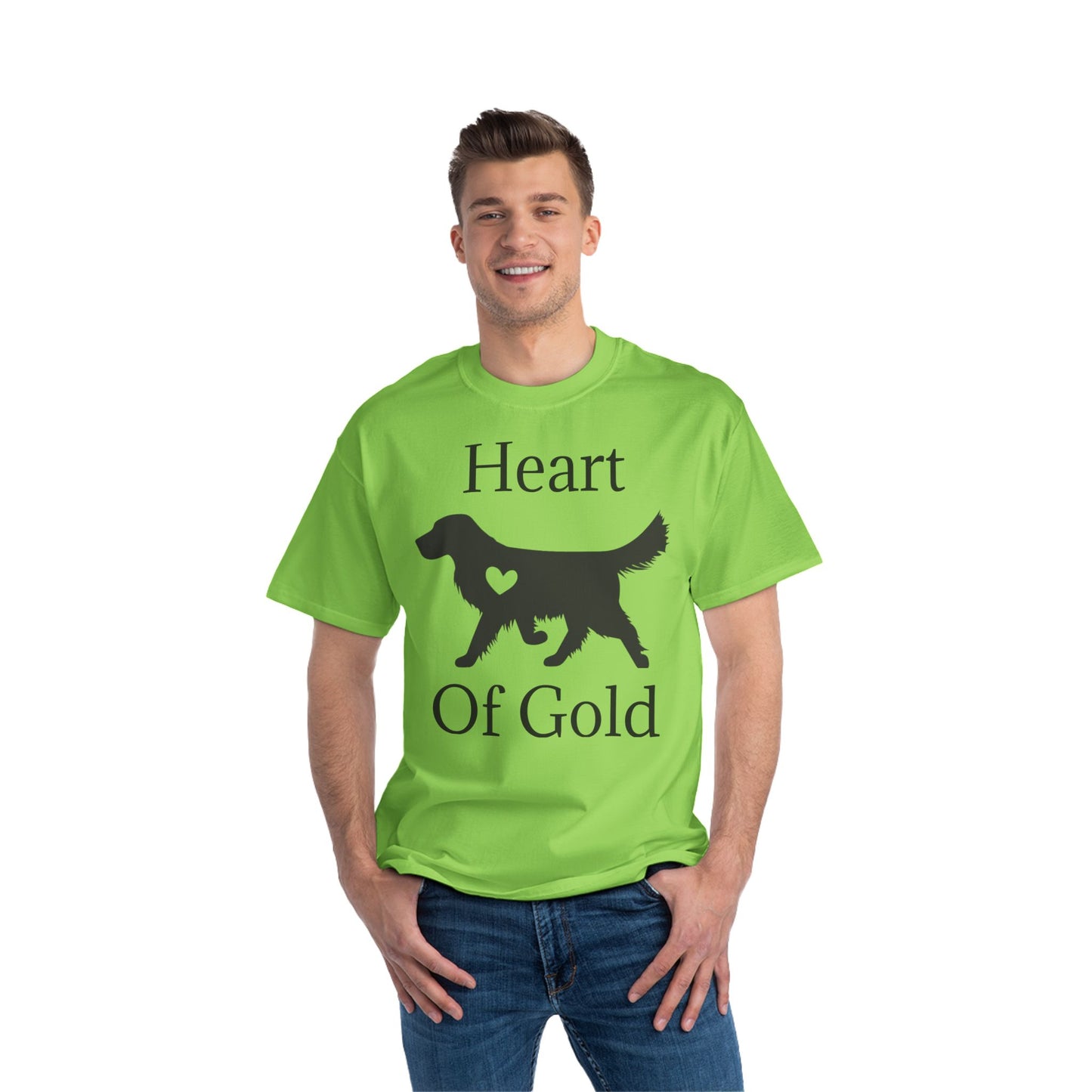 Heart Of Gold Men's Short-Sleeve Crewneck Tee
