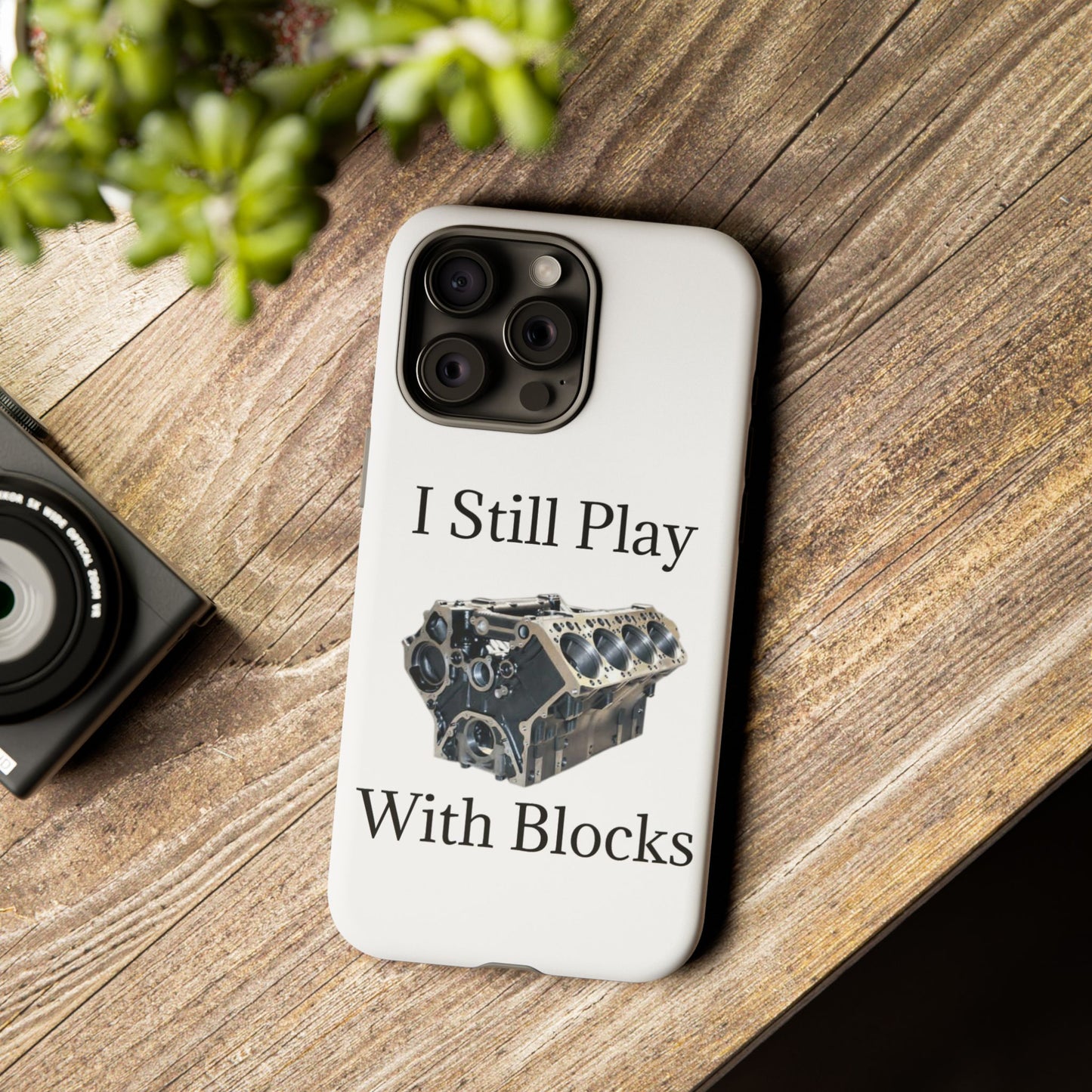 Play With Blocks iPhone Case
