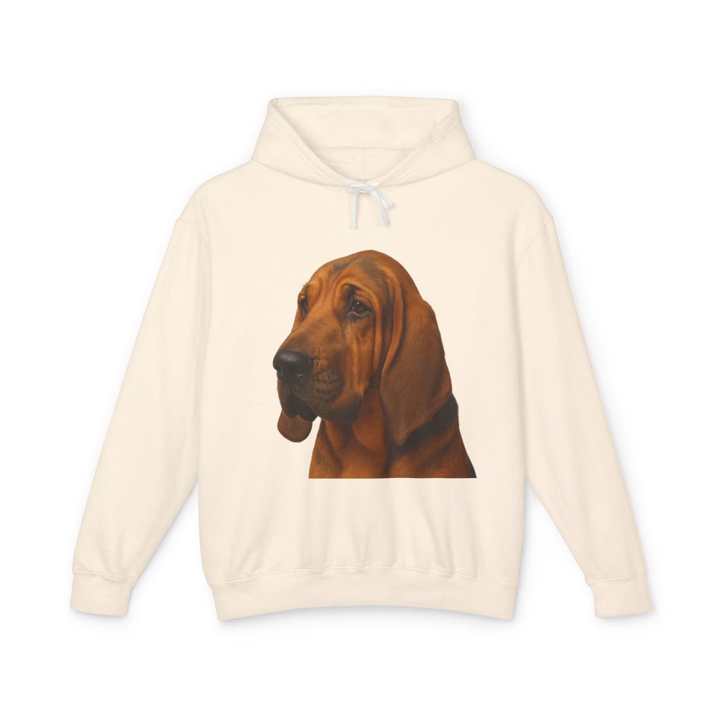 Bloodhound Head Unisex Lightweight Hoodie