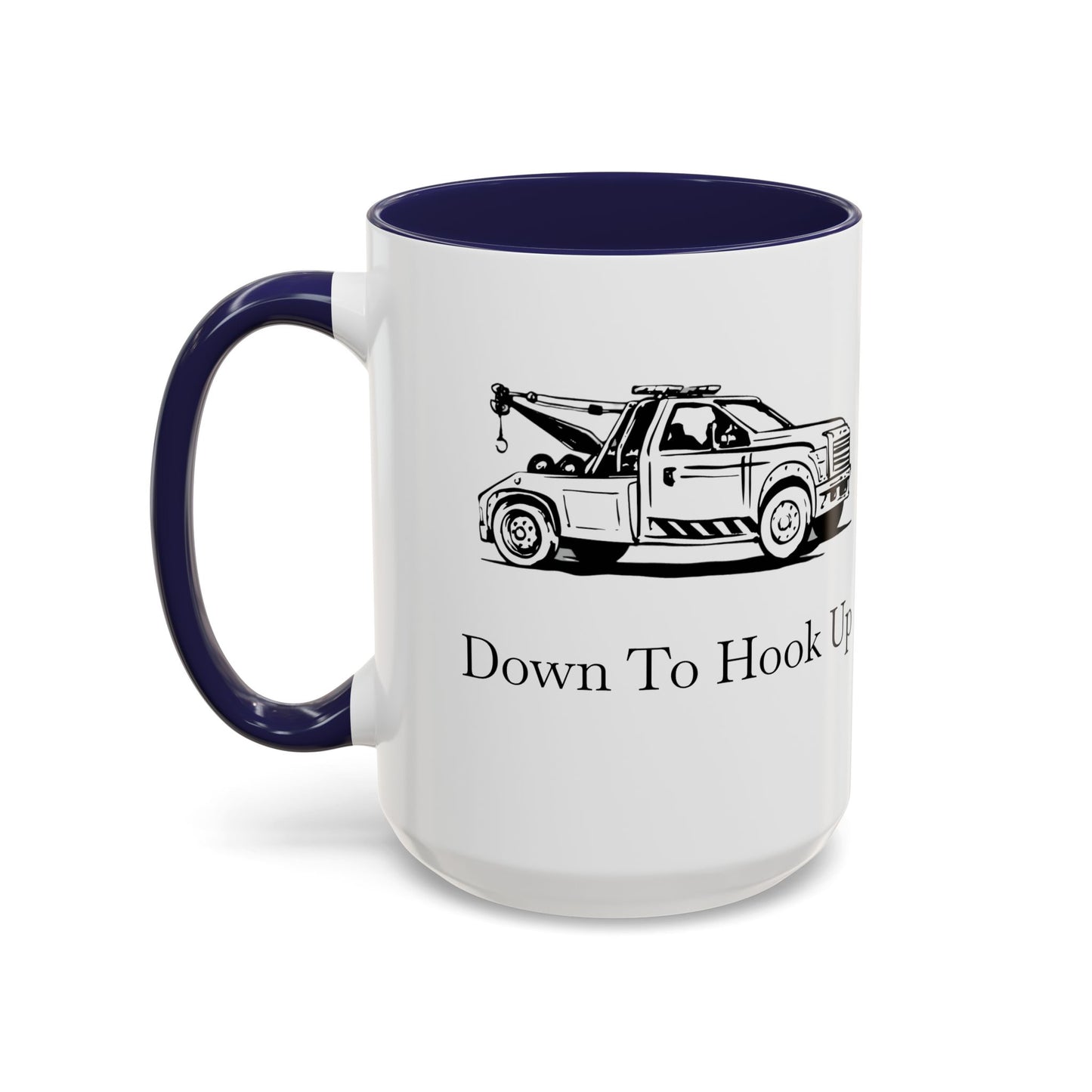 Down To Hook Up 2-Tone Coffee Mug