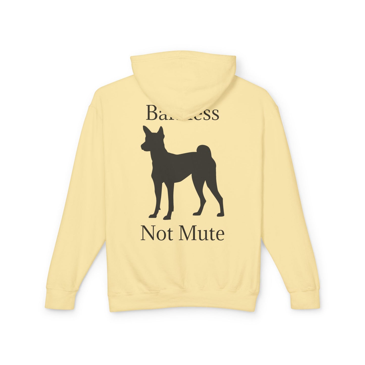 Barkless Not Mute Unisex Lightweight Hoodie