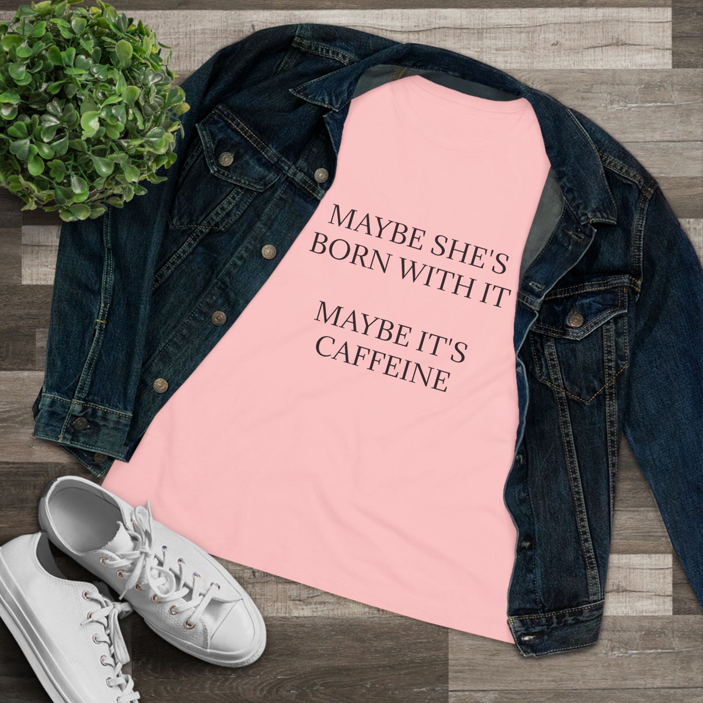 Born With It Women's Short Sleeve Crewneck Tee