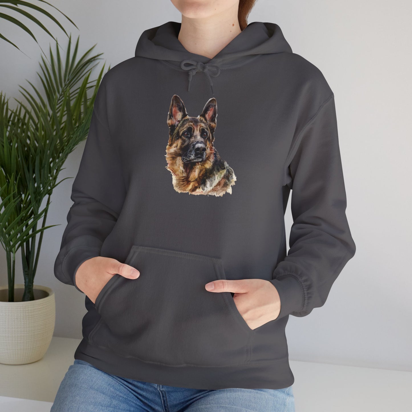 German Shepherd Head Unisex Hoodie