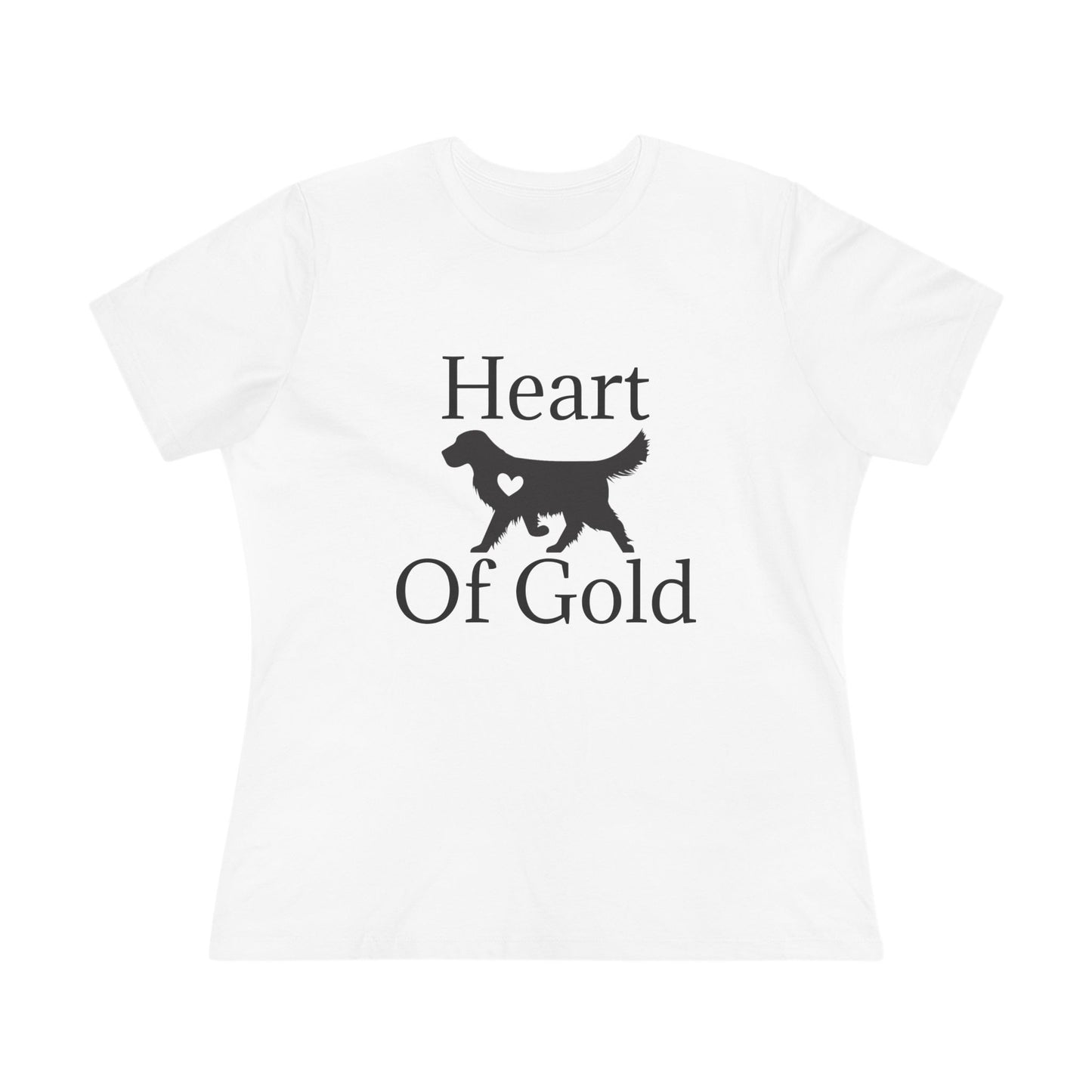 Heart Of Gold Women's Short Sleeve Crewneck Tee
