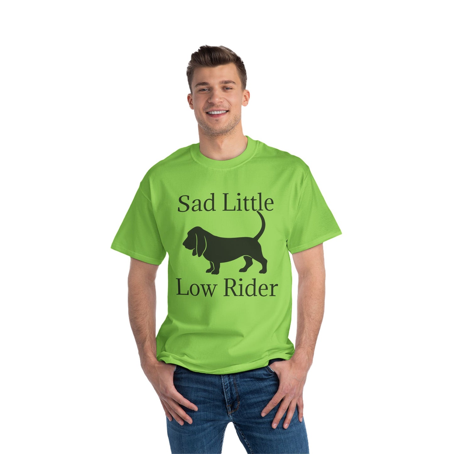 Sad Little Low Rider Men's Short-Sleeve Crewneck Tee