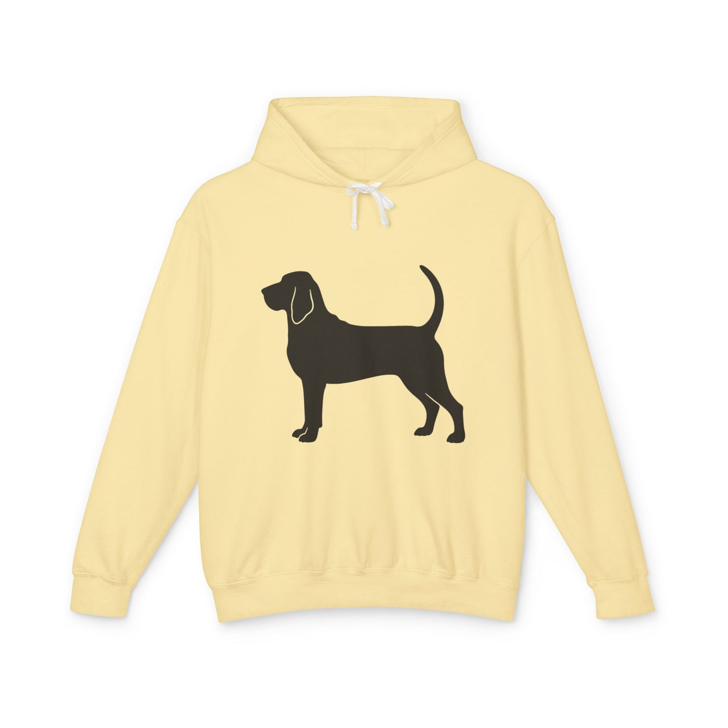 Bloodhound Silhouette Unisex Lightweight Hoodie