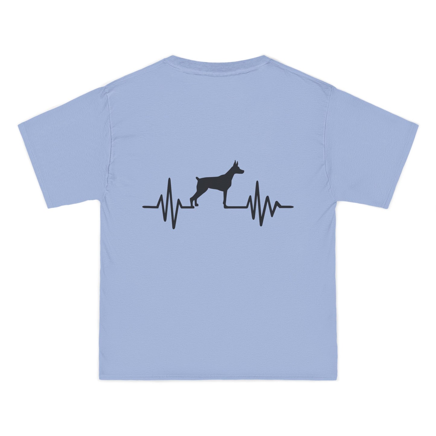My Heart Beats For Dobermans Men's Short-Sleeve Crewneck Tee