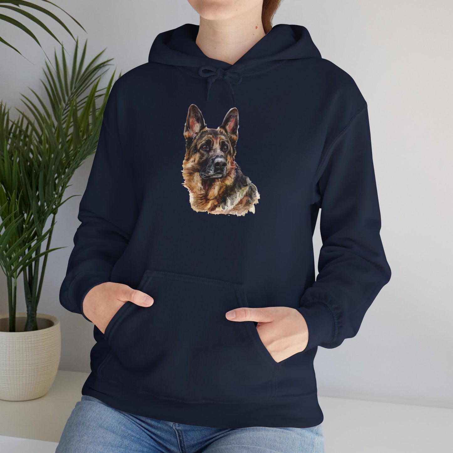German Shepherd Head Unisex Hoodie