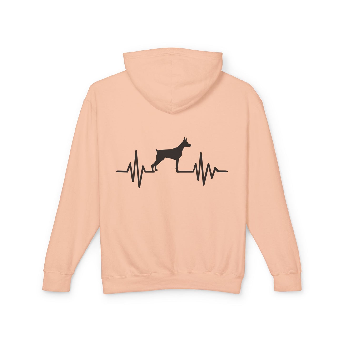 My Heart Beats For Dobermans Unisex Lightweight Hoodie