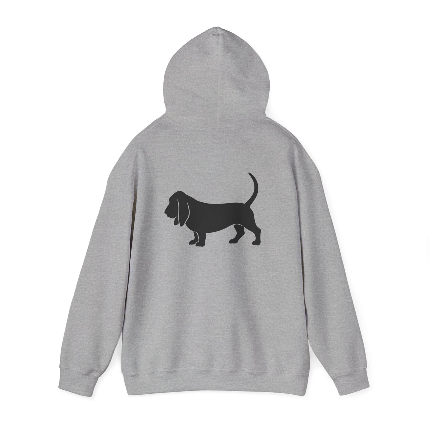 Basset Hound Silhouette Unisex Hoodie