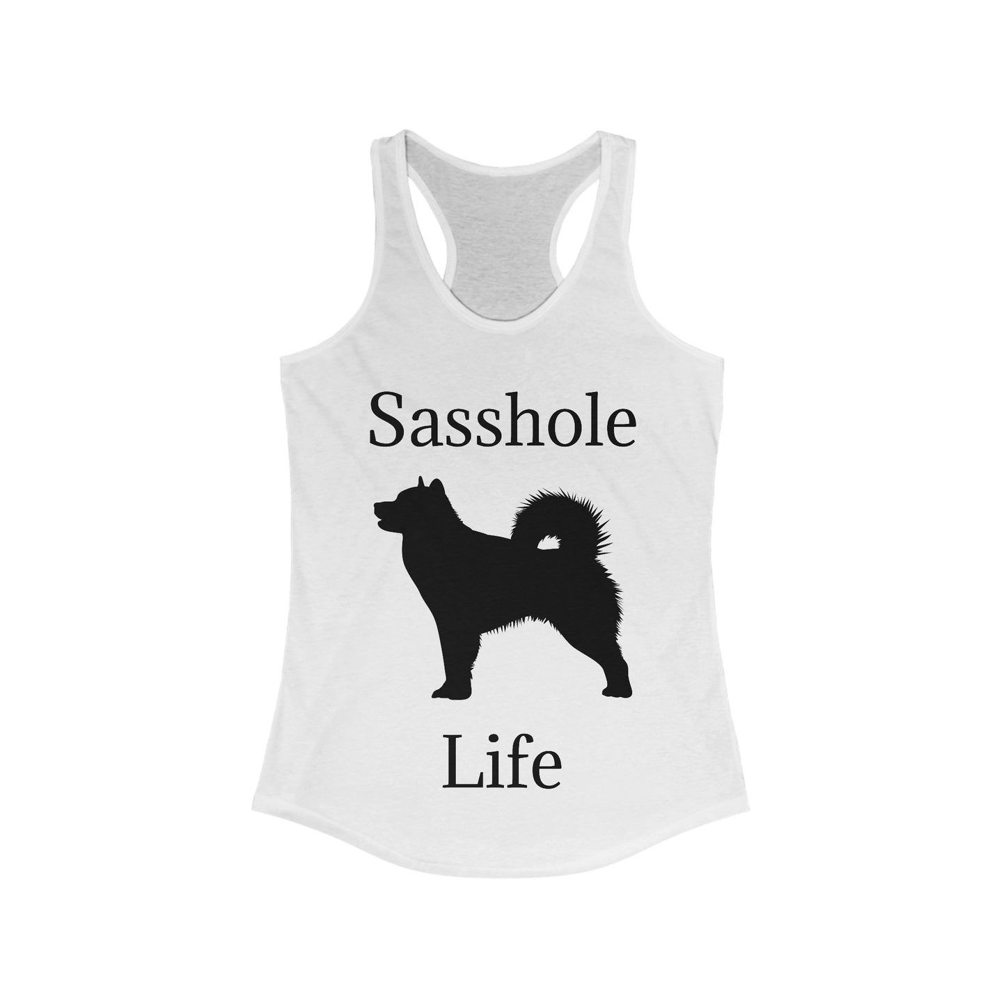 Sasshole Life Women's Racerback Tank
