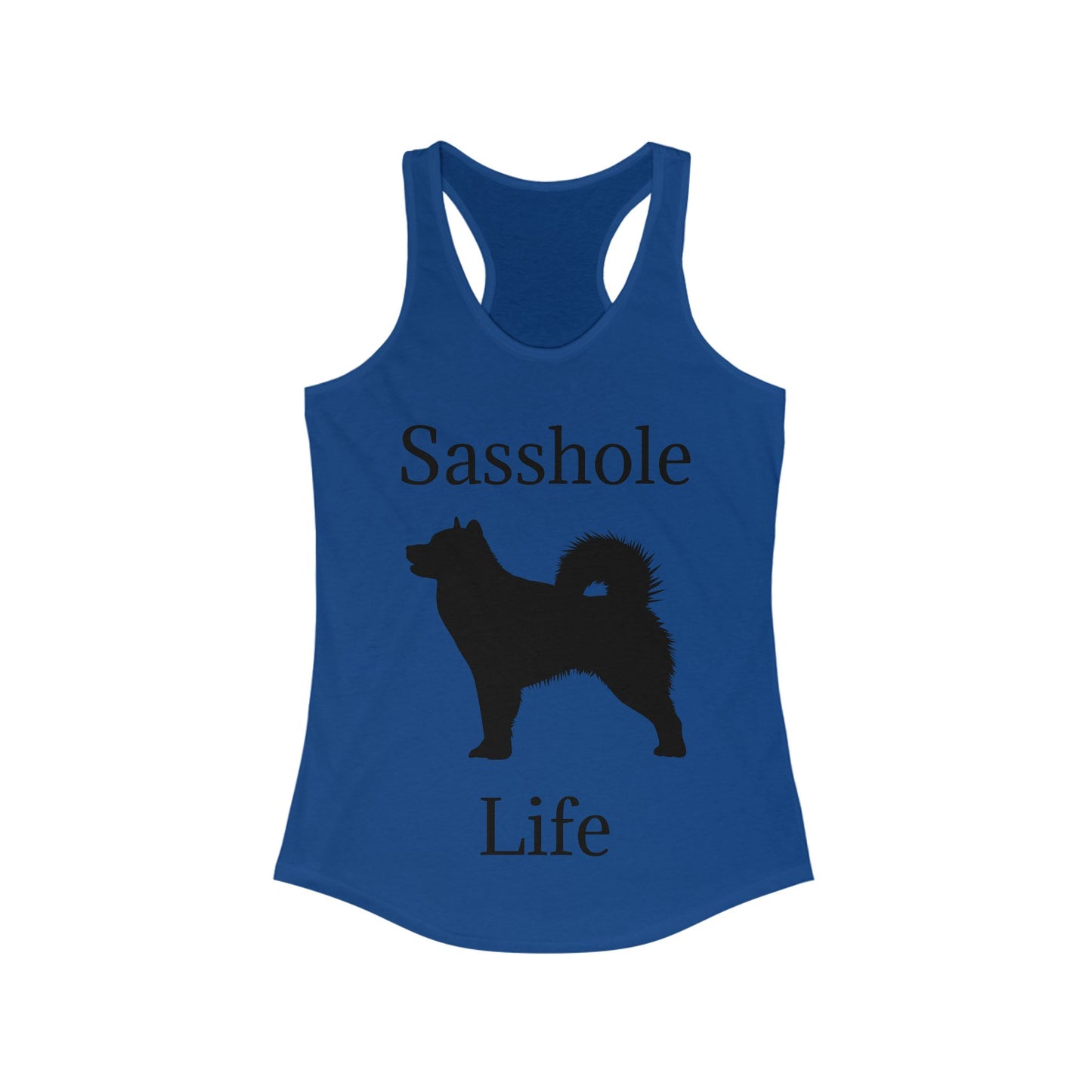 Sasshole Life Women's Racerback Tank